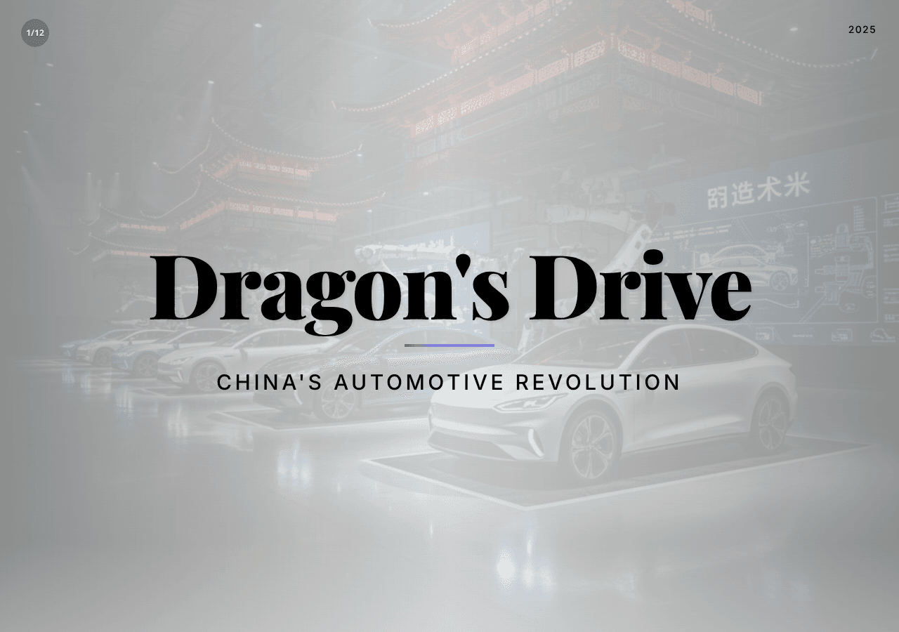 China's Automotive Industry: Evolution, Current Landscape, and Future Outlook